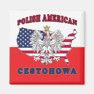 Aimant Cestohowa Texas Polonais Américain