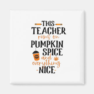Aimant Cet Enseignant Fonctionne Sur L'Épice Citrouille E
