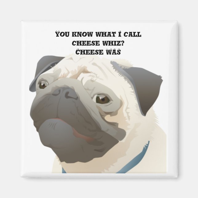 Aimant "C'ÉTAIT DU fromage" (Devant)