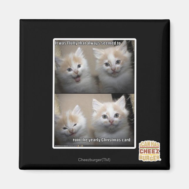 Aimant C'était Fluffy (Devant)