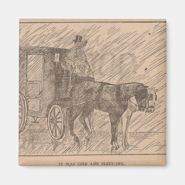 Aimant C'Était Froid Beauté Noire (Devant)