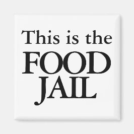 Aimant Cette boîte est la prison alimentaire