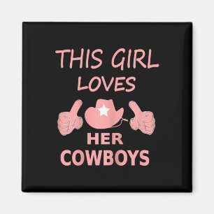 Aimant Cette Fille Aime Sa Cowboy Mignonne Texas Dallas