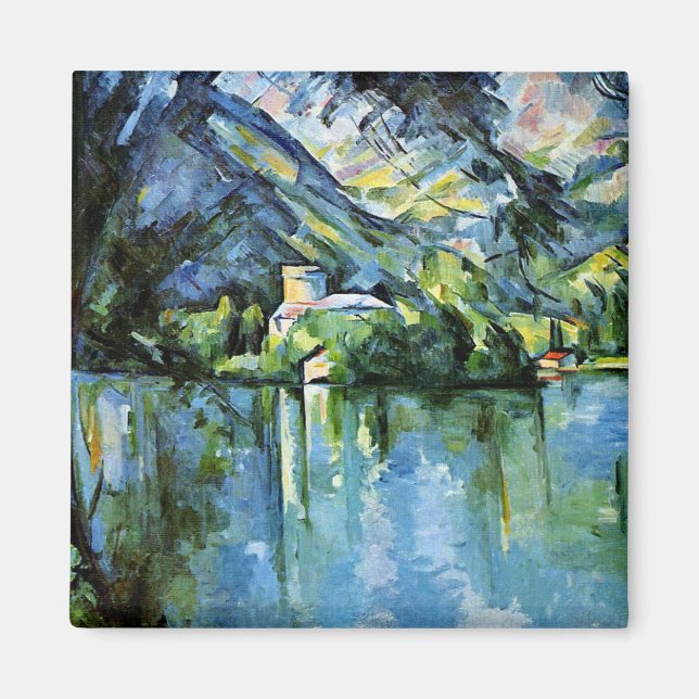 Aimant Cezanne - Le Lac d'Annecy (Devant)