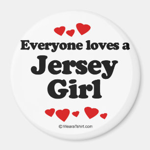 Aimant Chacun aime une fille du Jersey