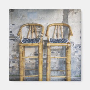 Aimant Chaises en bambou de style ancien, Xitang, Zhejian
