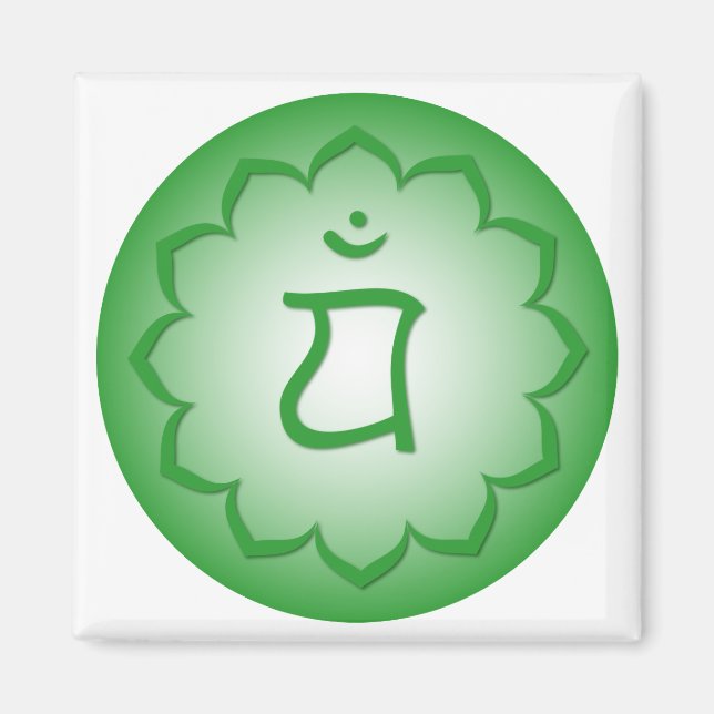 Aimant Chakra cardiaque - Anahata (Devant)
