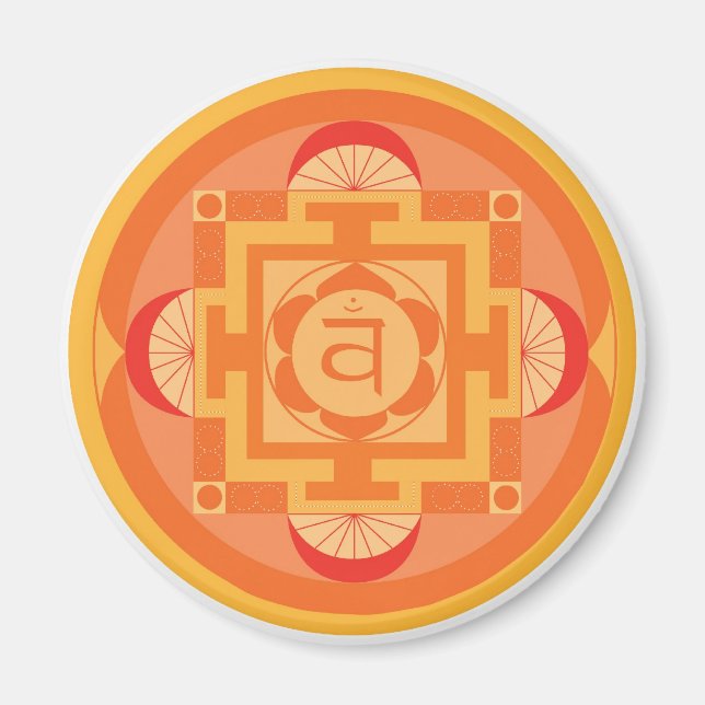 Aimant Chakra Mandala (Devant)