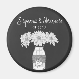 Aimant Chalkboard Mason Jar Personnalisé Favonalized Magn
