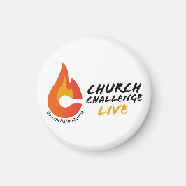 Aimant CHALLENGE DE L'ÉGLISE LIVE Orange Flamé C