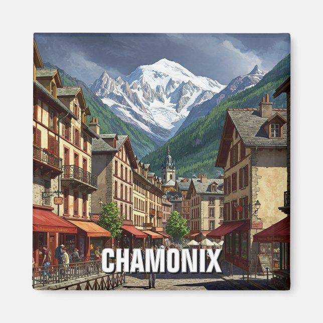 Aimant Chamonix France Mont Blanc (Devant)