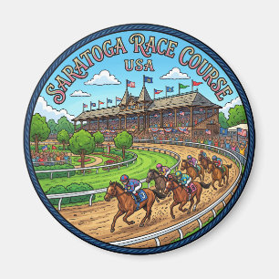 Aimant Champ de courses de Saratoga États-Unis