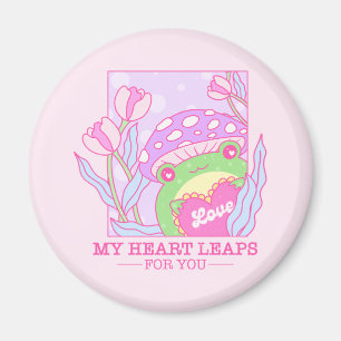 Aimant Champignons et grenouilles mignons - My Heart Leap