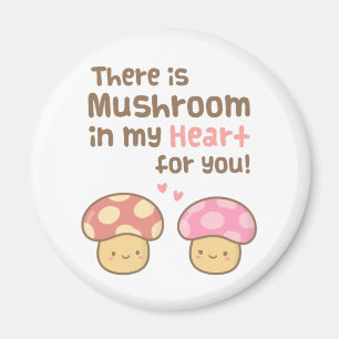 Aimant Champignons mignons dans mon Humour de jeu de coeu