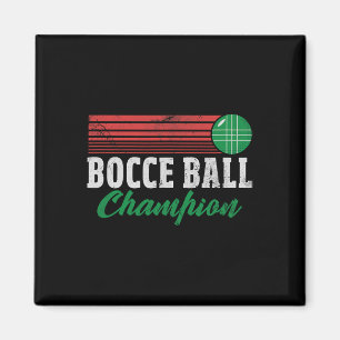 Aimant Champion de Bocce Byll Joueur de Bocci Italien Cha