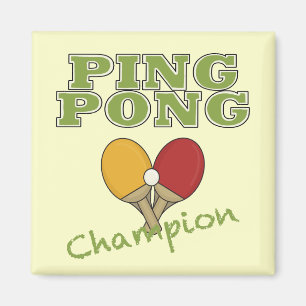 Aimant Champion de ping-pong