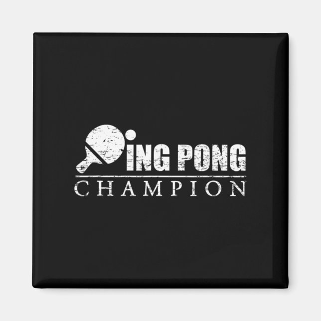 Aimant Champion Ping Pong (Devant)