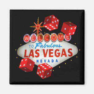 Aimant chanceux de Las Vegas de joueurs de