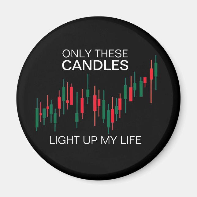 Aimant Chandeliers Crypto Personnalisés (Devant)
