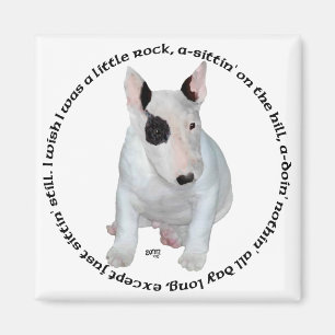 Aimant Chansons pour chiots Bull Terrier