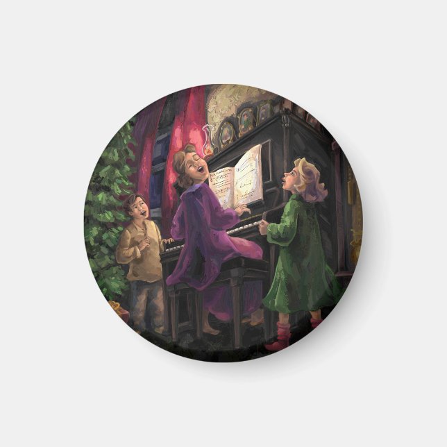 Aimant Chanter Noël ensemble (Devant)