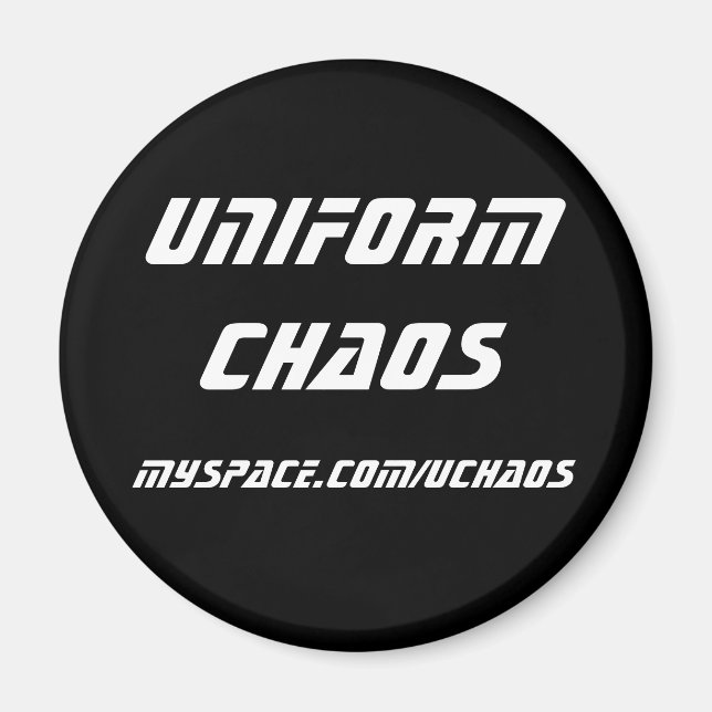 Aimant Chaos Uniforme - blanc (Devant)