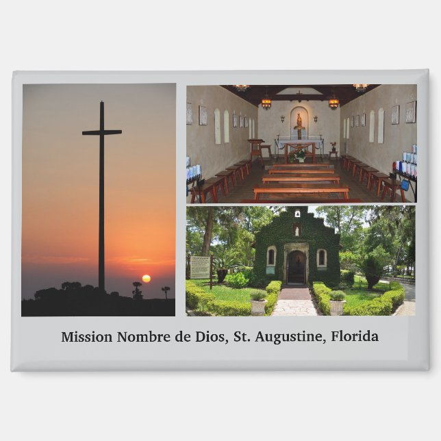 Aimant Chapel of the mission of Nombre de Dios  Postcard (Recto)