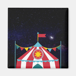 Aimant Chapiteau de cirque la nuit