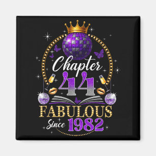 Aimant Chapitre 44 Depuis 1982 Balle de disco violet 44e