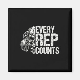 Aimant Chaque Rep Compte Weightlifter Bodybuilding Bodybu