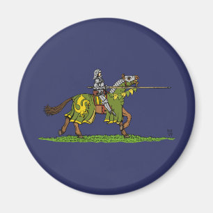 Aimant Chargement du chevalier médiéval