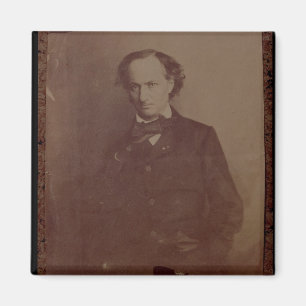 Aimant Charles Baudelaire (1820-1867), poète français,
