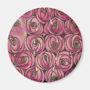Aimant Charles Rennie Mackintosh - Roses