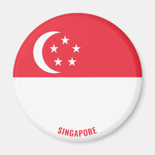 Aimant Charmant Patriotique Singapour