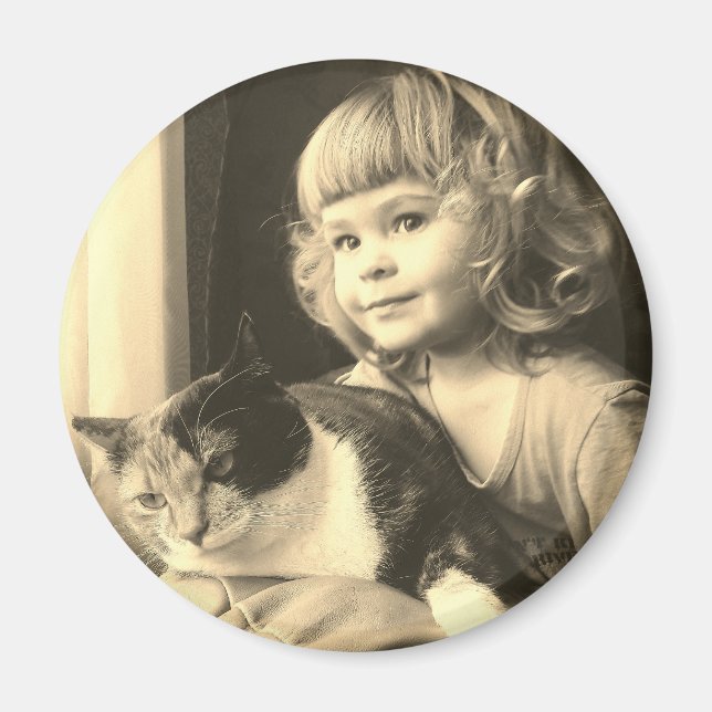 Aimant Charmante fille (Devant)