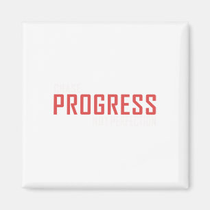 Aimant Chase Progress not Perfection Sticker