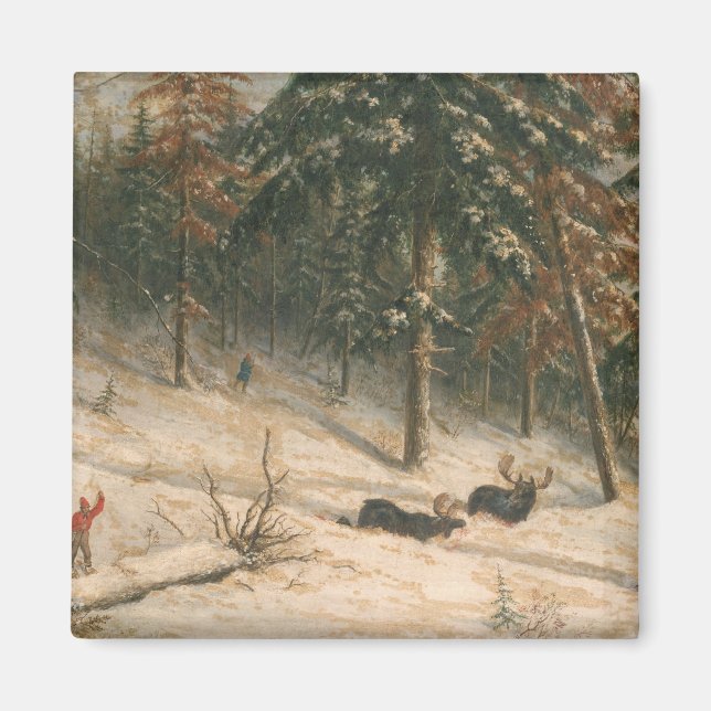 Aimant Chasse à l'orignal (Devant)