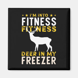 Aimant Chasse amusante Cerf Je suis en forme Chasseur de 