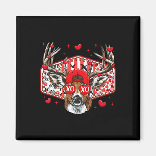 Aimant Chasse au cerf Xoxo Saint-Valentin Buck Boys Casqu