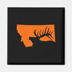 Aimant Chasse aux Elcs du Montana