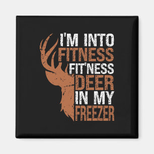 Aimant Chasse-chemise Je suis en forme Deer Freezer Drôle