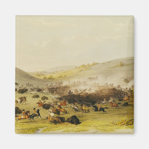 Aimant Chasse de Buffalo, bordure, c.1832