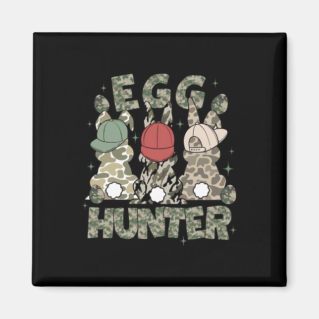 Aimant Chasseur d'oeufs Cerf Buck Camo Casquette Cerf Cha (Devant)
