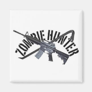 Aimant chasseur zombie