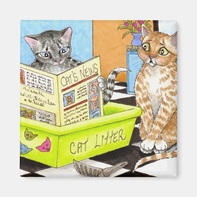 Aimant chat 464 (Devant)