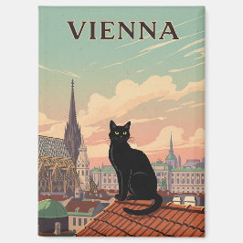 Aimant Chat à Vienne Autriche Voyage