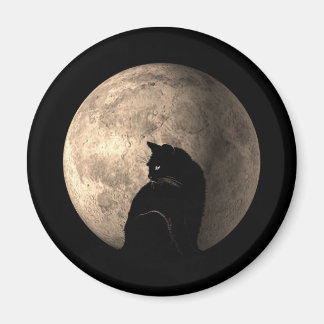 Aimant Chat de lune
