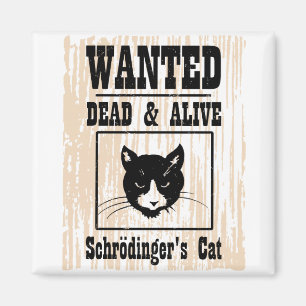 Aimant Chat de Schrodinger Recherché