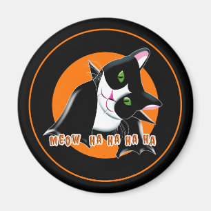 Aimant Chat d'Halloween