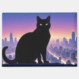 Aimant Chat Double exposition Domestique Animaux Animaux